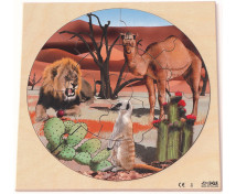 Puzzle - Vadon élő állatok - A sivatagban