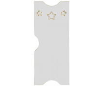 Ajtó mart mintával - Csillagok - Ementál öltözőszekrényhez - szürke
