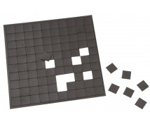Öntapadós mágneses négyzetek- 2 x 2 cm