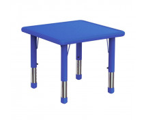 Műanyag asztallap - Négyzet, kék