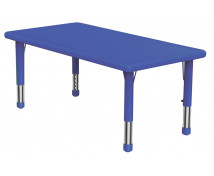 Műanyag asztallap - Téglalap, kék