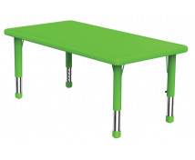 Műanyag asztallap - Téglalap, zöld