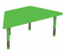 Műanyag asztallap - Trapéz, zöld