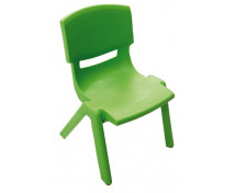 Műanyag szék - magasság 38cm, zöld