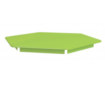 Színes asztallap - hatszög 60 - zöld