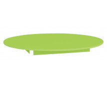 Színes asztallap - kör 90 - zöld