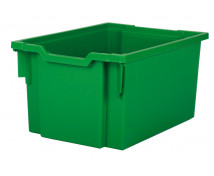 Műanyag tároló, nagy - zöld