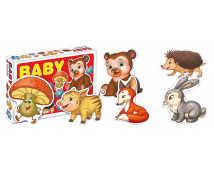 Baby puzzle - vadállatok