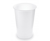 Fehér, műanyag pohár, 100 db - 0,3 l