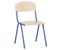 Fémvázas szék 2- ülőke magassága 31 cm - kék
