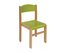 Bükkfa szék - ülésmagasság 31 cm - zöld