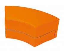 HULLÁM ülőke - narancssárga 30cm