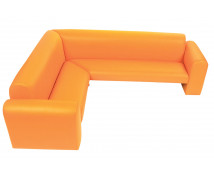 “Exclusive“ sarok kanapé narancssárga