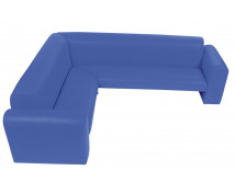 “Exclusive“ sarok kanapé kék