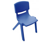 Műanyag szék - magasság 26 cm, kék